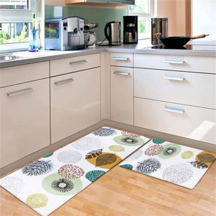 Medallion Embossed Cushioned Anti Fatigue Thick Non Slip Waterproof Kitchen  Rugs (Taupe, 20 in 2023