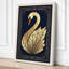 Gilded Swan Art Deco - Wrapped Canvas-894131796-894131797