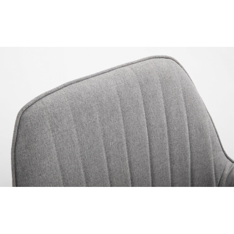 Beaury Fabric Armchair in Grey