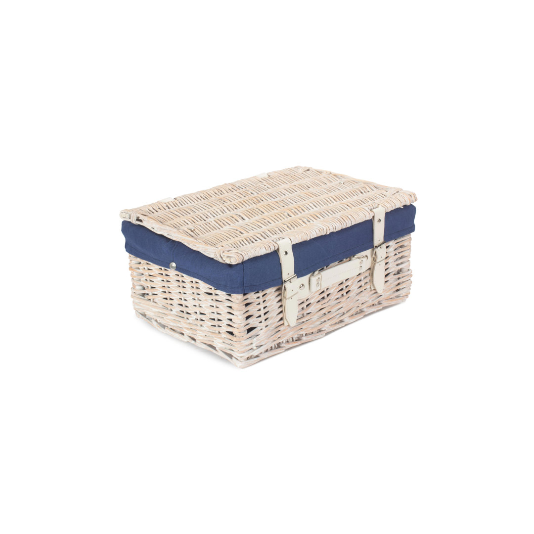 Wicker Picnic Hamper Basket with Lining