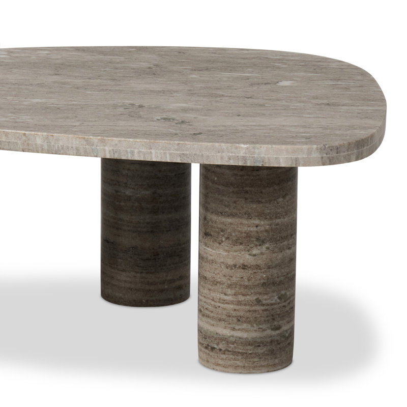 Zion Marble Coffee Table, Brown