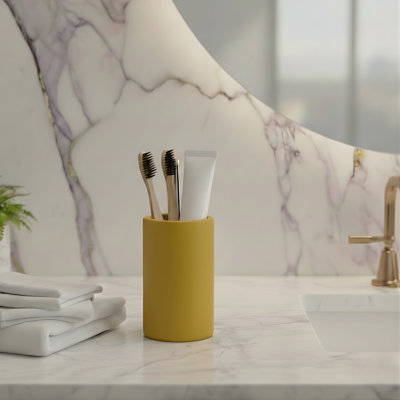 Rangement de comptoir ROUS Hardware - Support de meuble-lavabo en aluminium massif, tournesol (jaune)