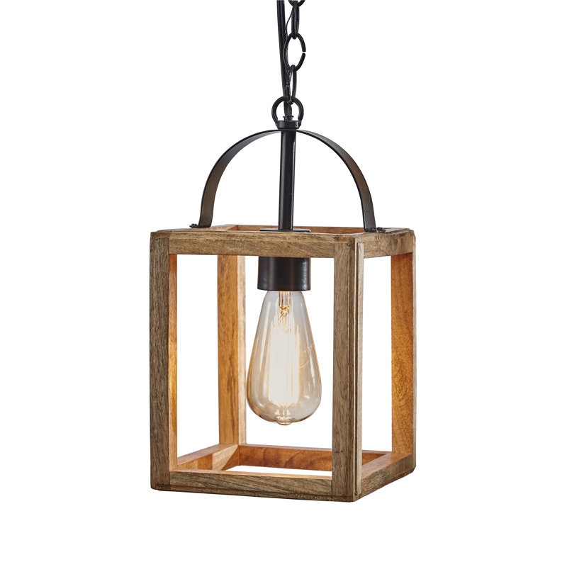 Luminaire suspendu carré à 1 lumière Taona
