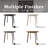 45" L ROUND COUNTER HEIGHT TABLE IN ANTIQUE GREY-981245147