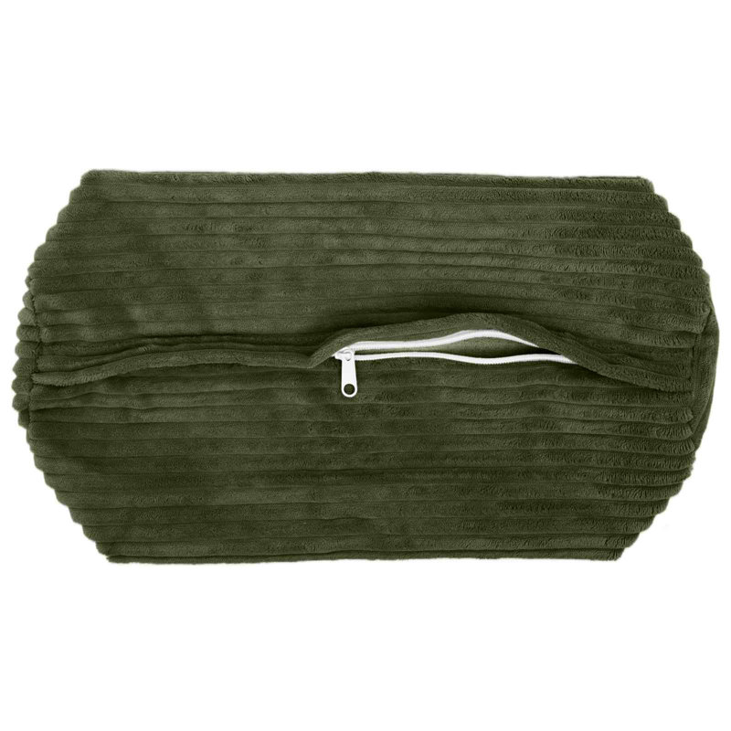 Dark Grey Cushion Cover, Green