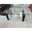 Table basse en verre trempé transparent