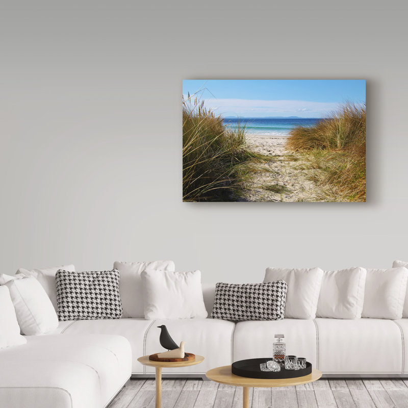 « to the beach », reproduction de photo sur toile tendue, H 12 po x l 19 po x P 2 po