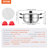 VEVOR 3 Quarts Stainless Stee Steamer Pot