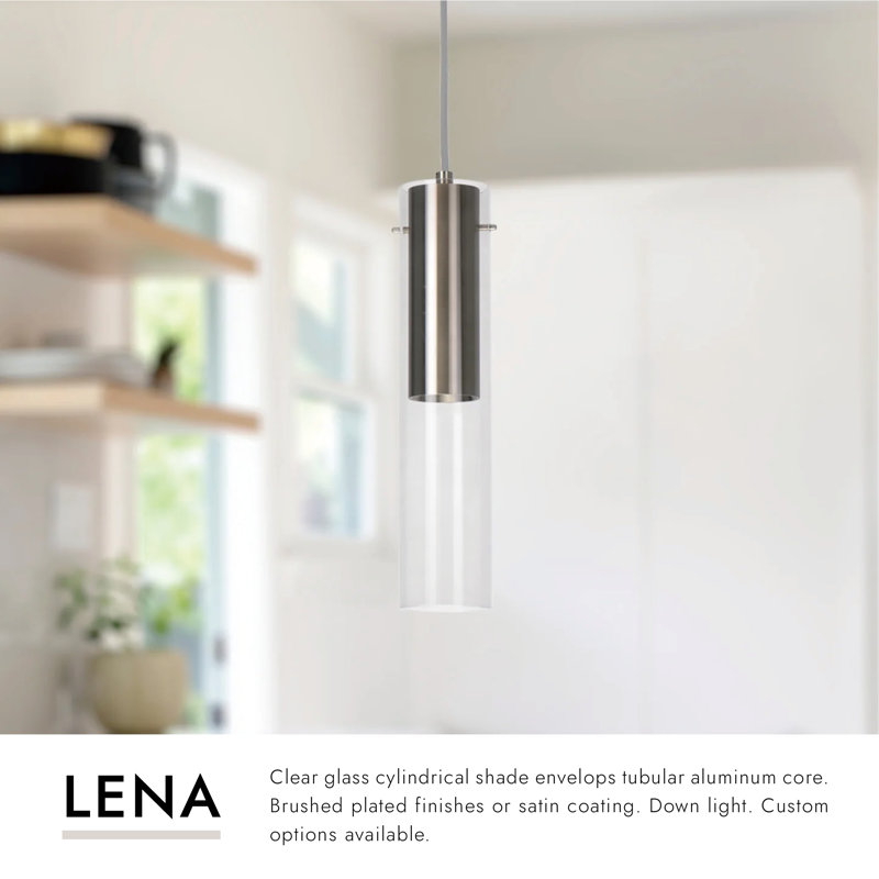 Lena 1 - Light LED Pendant, Black