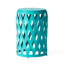 Tables d'appoint mat sarcelle - fer, détail, produits de patio légers, 2 motifs, essentiels,