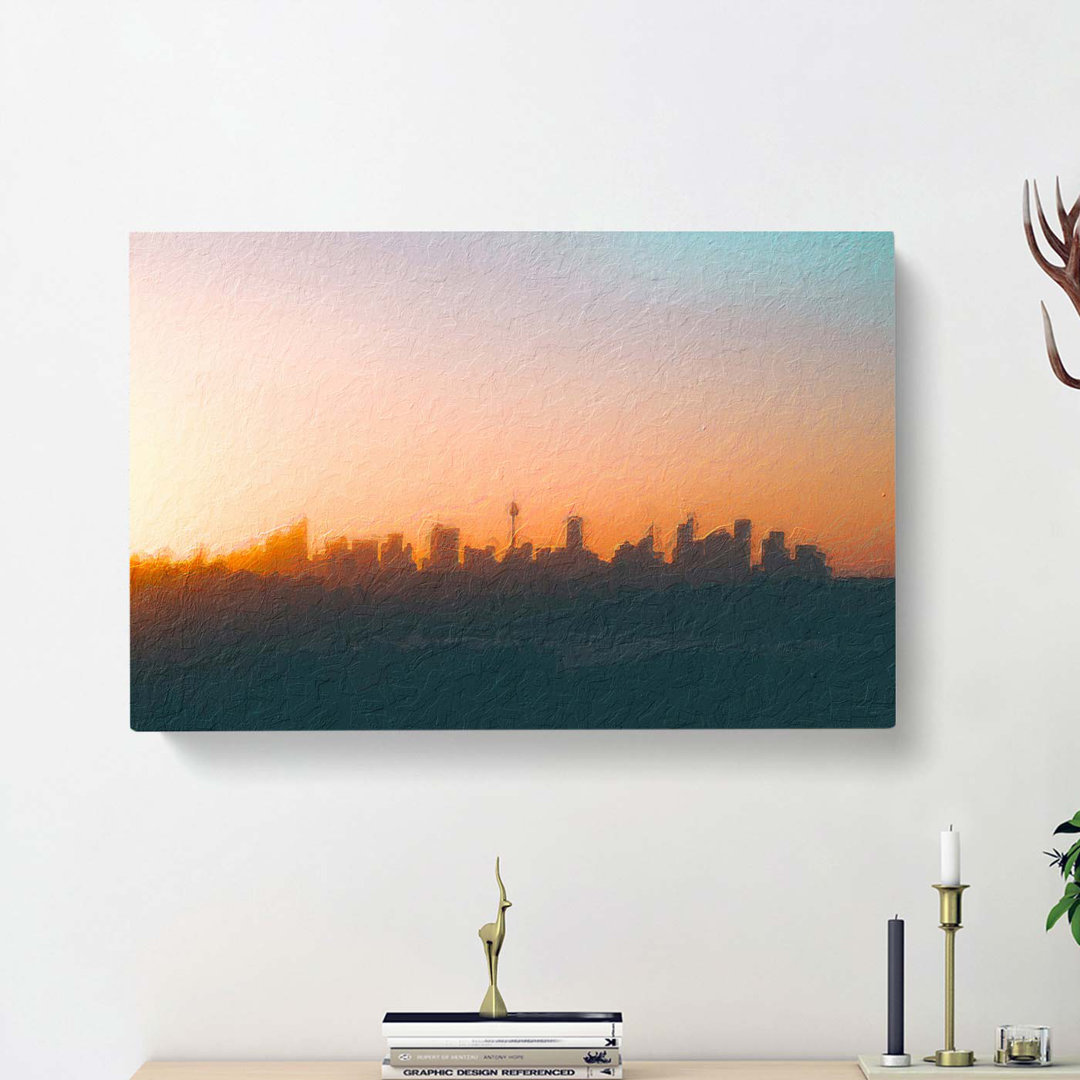 The Sydney Australia Skyline - Wrapped Canvas