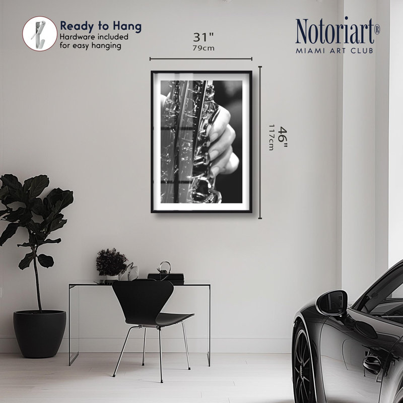 «Play Shadowbox Print» par Notoriart, H 46 po x l 31 po, Noir