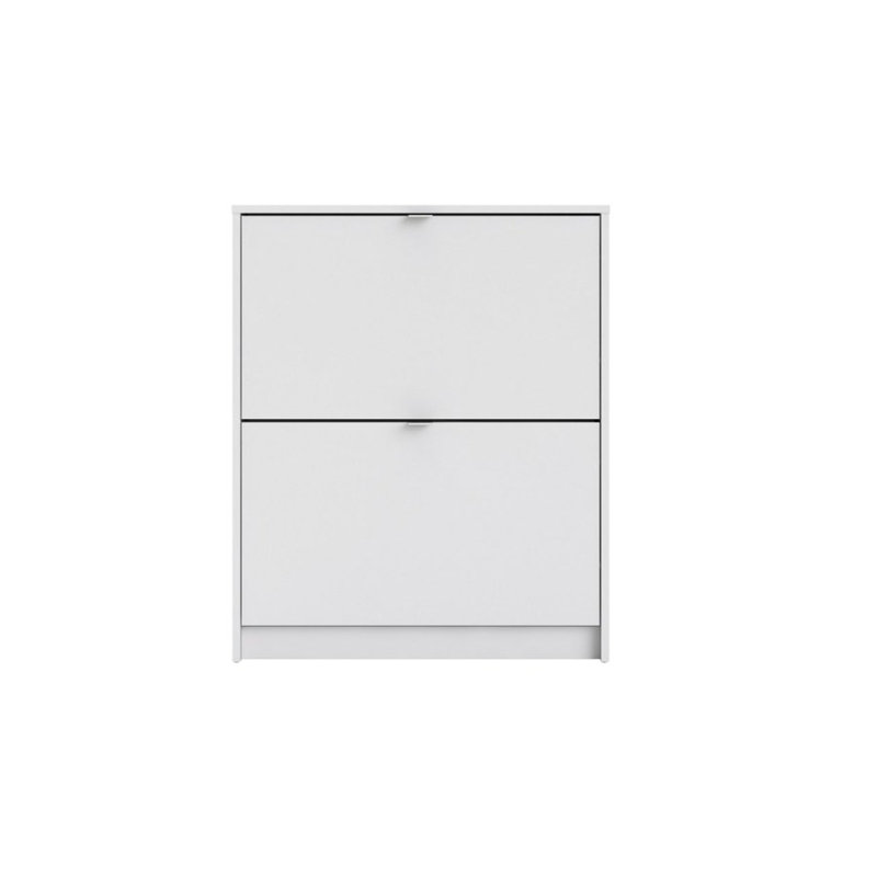 Shane 6 Pair Flip Down Shoe Storage, White
