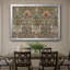 Motif floral symétrique (souci probablement africain ou similaire) -William Morris-toile tendue avec châssis-c. 1876-652133729-652133733-652133721