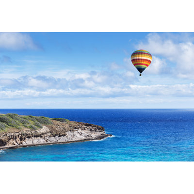Bourg Hot Air Balloon Over Cape by Littlestocker - Wrapped Canvas Print