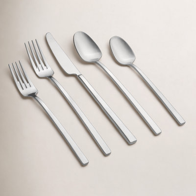 Loretta 20-Piece Stainless Steel Flatware Set