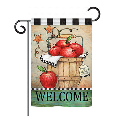 Takach Double Sided 19'' H x 13'' W Polyester Garden Flag