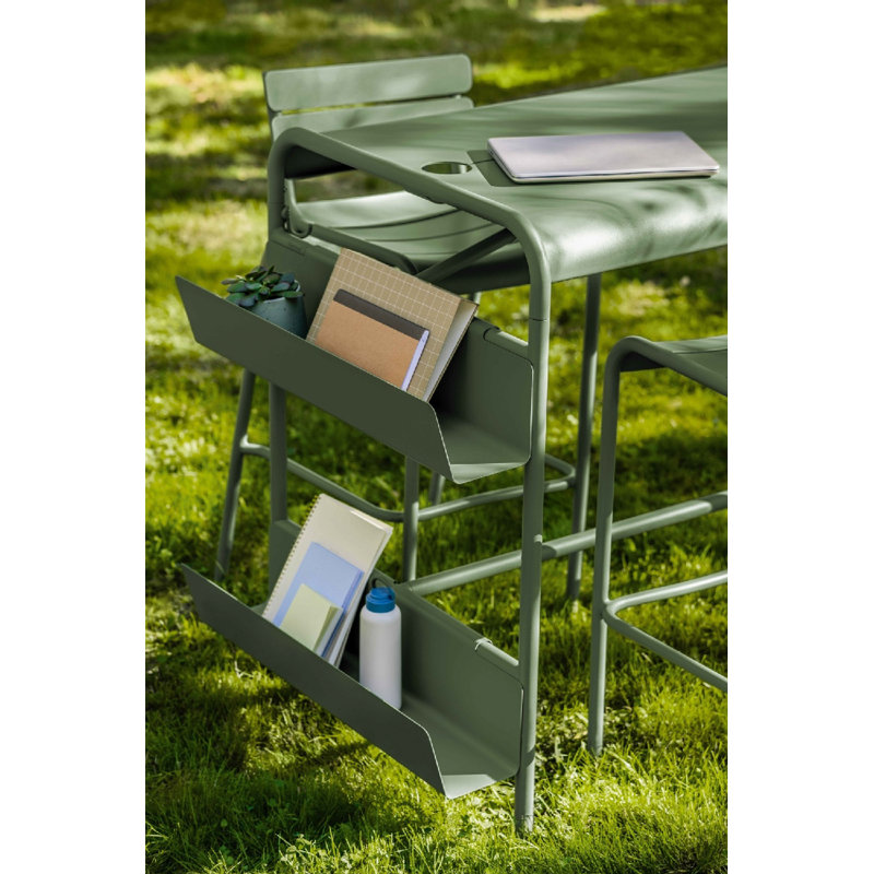 Luxembourg Outdoor Bar Stool, Acapulco Blue