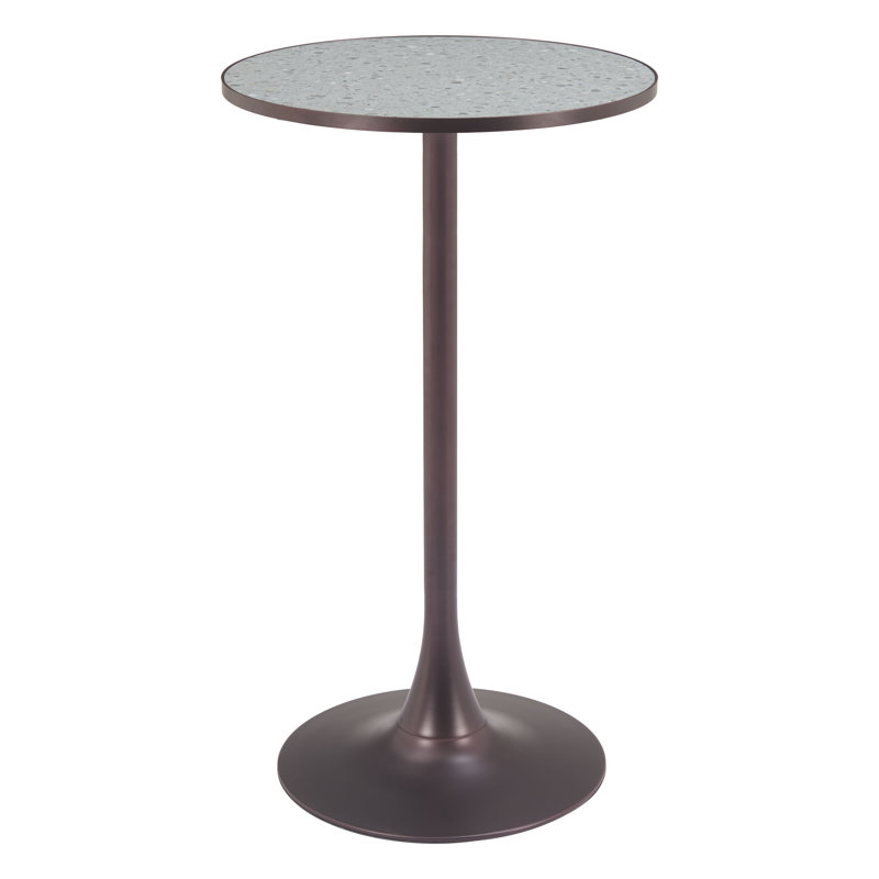 Table de bar Bite, Brun, Gris