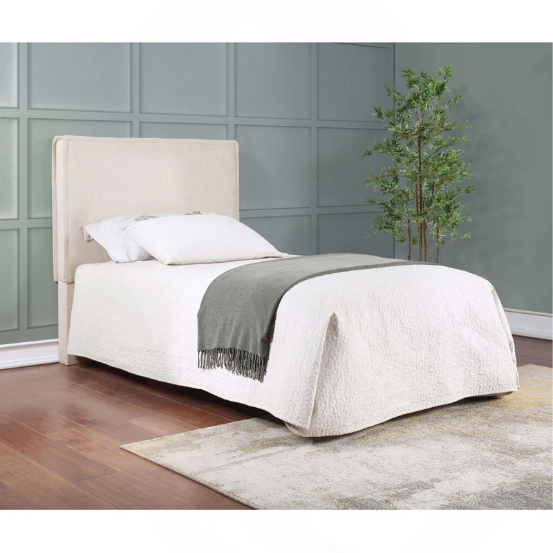 Sand Headboard With Flange Detail, Sand, Twin