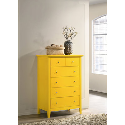 Commode Hammond, jaune