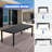 Louvada Rectangular Extendable Outdoor Dining Table , 78.74 " W 37 " D