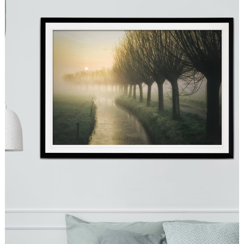 «Willow» - reproduction de cadre photo, Noir, H 26 po x l 36 po x P 1,5 po