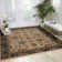Tapis brun zone Madrid