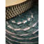 River Hand Knotted Wool/Silk Abstract Area Rug in Teal/Gray/Ivory by Chihuly-234617999