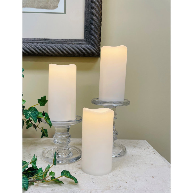 Ensemble de 3 bougies DEL sans flamme