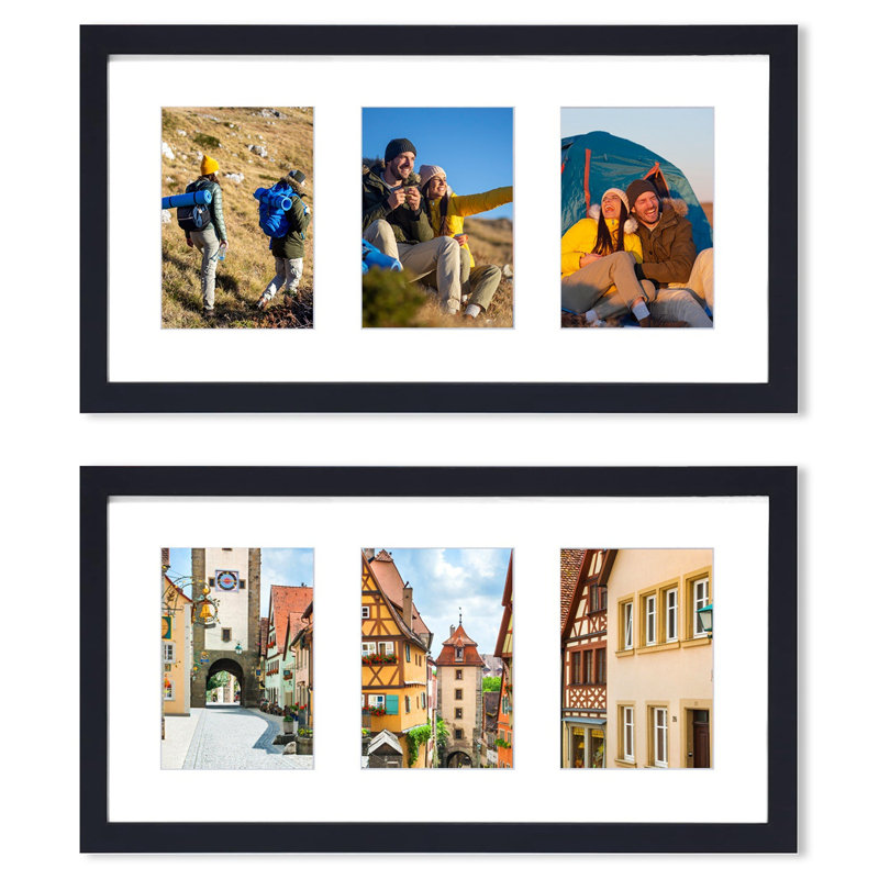 Jashyia Mirrored Picture Frame with Mat
