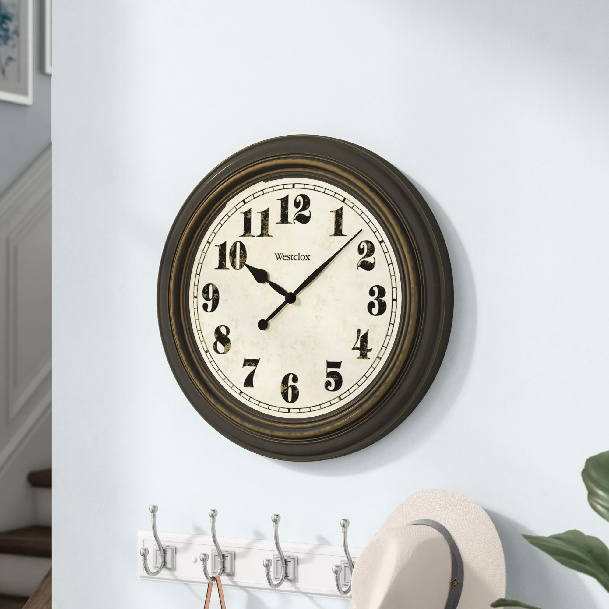 Charlton Home® Welles Wall Clock & Reviews | Wayfair