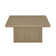 2-piece Square Cocktail Coffee End Table Set, Latte