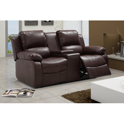 Kornegay 70'' Faux Leather Reclining Loveseat