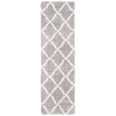 Almaden 1.97" Pile Geometric Shag Area Rug 