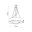 Rowana Slim 70 White Chandelier-329088947