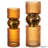 Set Of 2 Decorative Green Tall Glass Vase - Modern Minimalist Decor For Parties, And Special Events - Perfect Centerpiece For Coffee Tables, Living Rooms, Dining Tables, Offices, And Farmhouse Decor-102452917-102452915