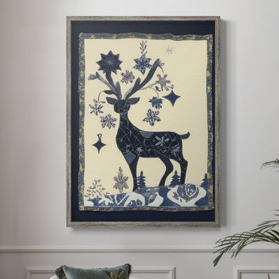 «Christmas Holiday Art DCCLX III», reproduction d'art encadrée - bois massif XMA171285