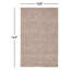 Tapis brun fait à la main Elle-1803759189