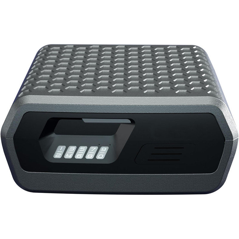 Durable Fireproof and Waterproof Lock Box with Digital Keypad Lock, Spacious Interior, Shelf Safe for Jewellery, 0.36 Cubic Feet