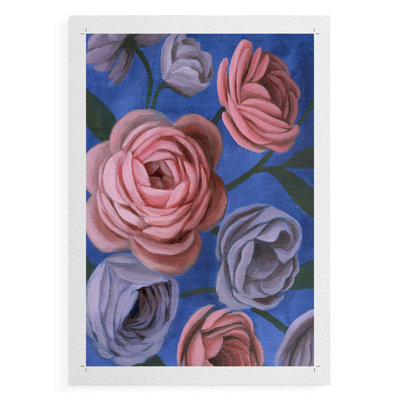 Layered Petals II - Impression sur toile seulement - NON CADRE