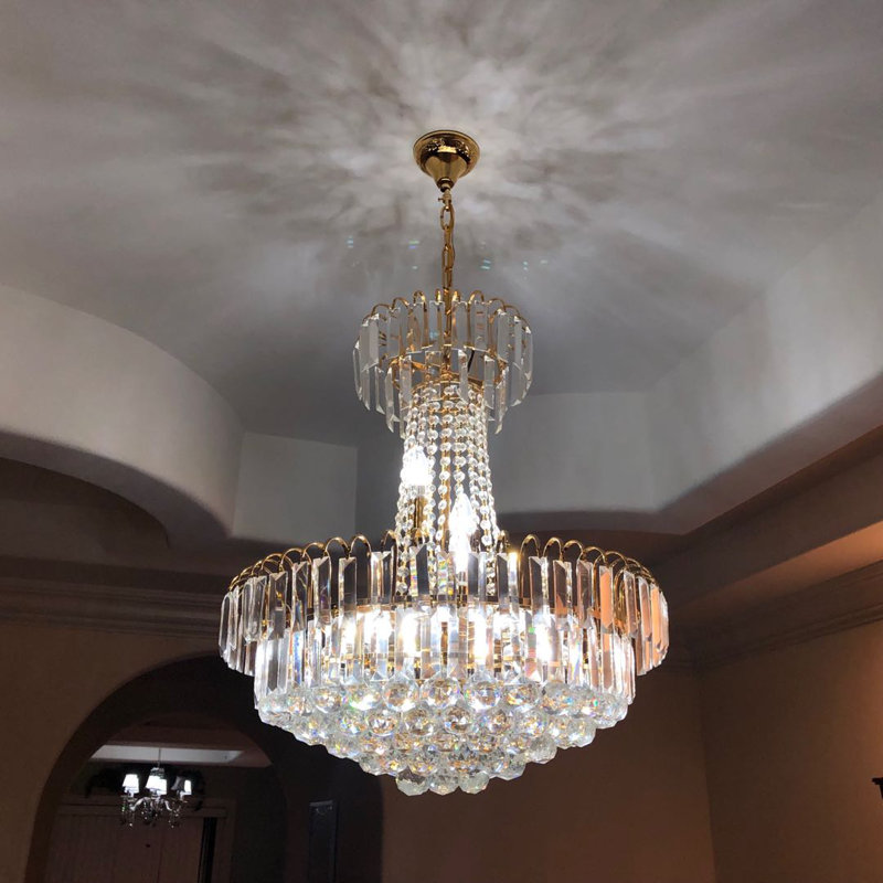 Luminaire lustre en cristal de luxe
