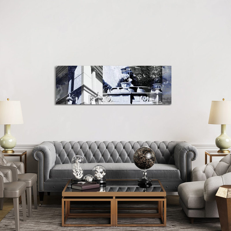 Architecture Collage II 1 Piece Panoramic Wall Art on Canvas, 152.4 cm H x 50.8 cm W x 1.91 cm D, Canvas