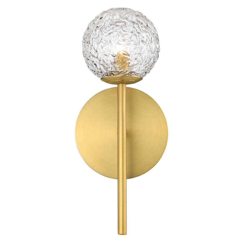 Anthonette - 1 Light 4" Sconce, Brushed Brass