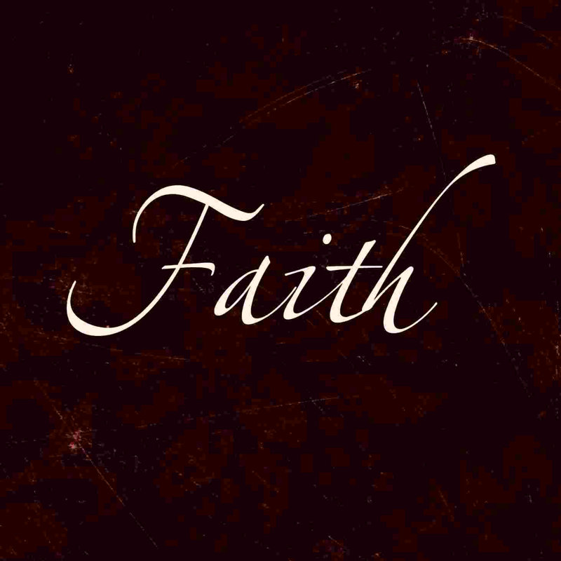 «Prayer and Faith», reproduction sur toile tendue, H 12 po x l 12 po