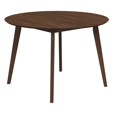 Brown Round Solid Wood Dining table
