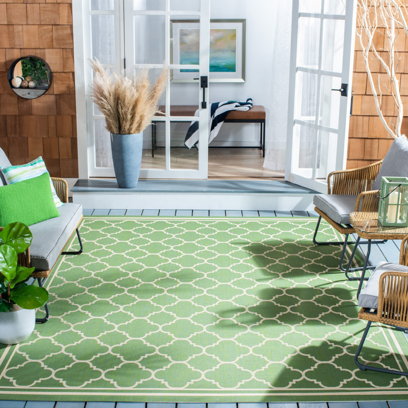 Herefordshire Green/ Neutral Rug, Rectangle 160 x 231 cm