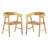 Lorrenda Modern Solid Wood Rounded Back Dining Chair-1629794438