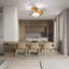 Dimmable Ceiling Fan with Lighting-469795923