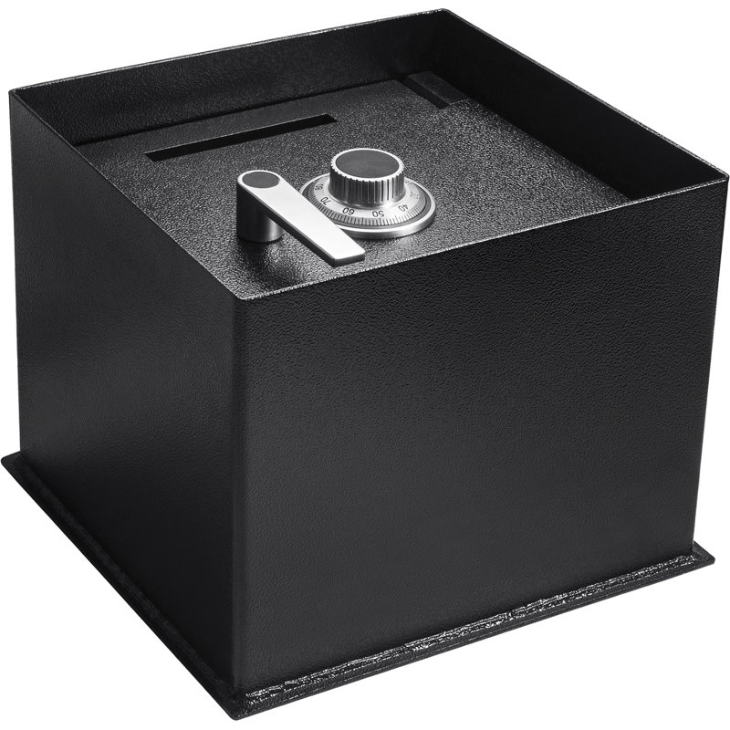 Barska Black Steel Combination Lock Floor Safe with Protective Mat